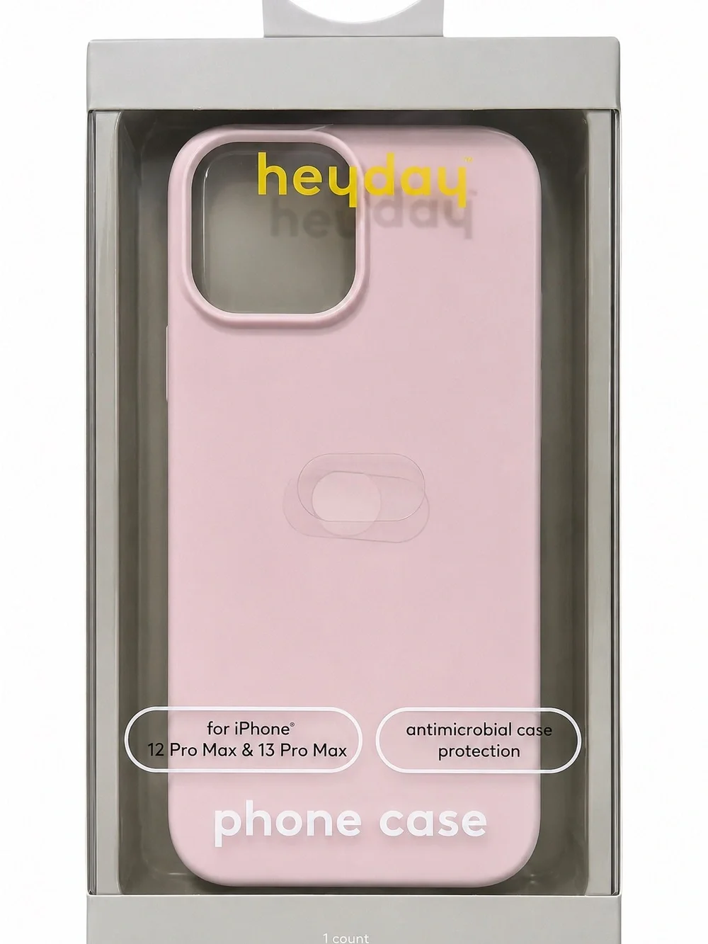 Bundle heyday Pink Silicone Phone Case for iPhone 12 Pro Max / 13 Pro Max with c